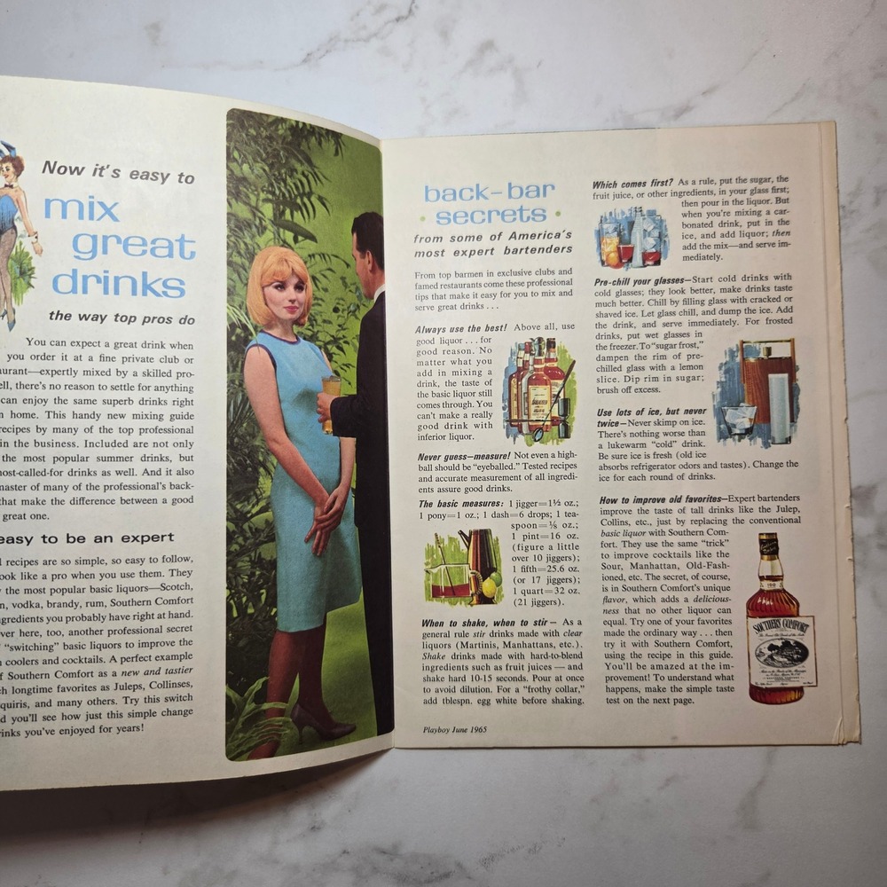 Vintage 1965 Southern Comfort Barmate Playboy Bartender Guide - Picture 2 of 5